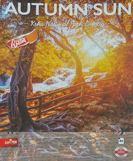 Bilježnica POST CARD, A4, geometrija, meki uvez Lipa Mill