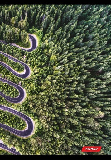 Bilježnica Target, A4, kvadratići