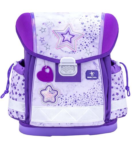 Školska torba anatomska BELMIL CLASSY SHINING STAR PURPLE