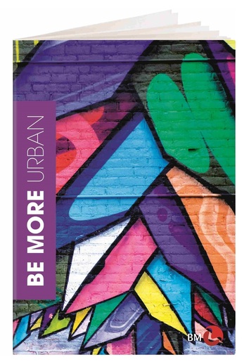 Bilježnica BEMORE, A4 geometrijska, 36 listova, meki uvez