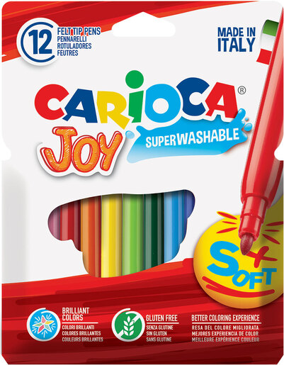 Flomasteri CARIOCA JOY superperivi 12/1