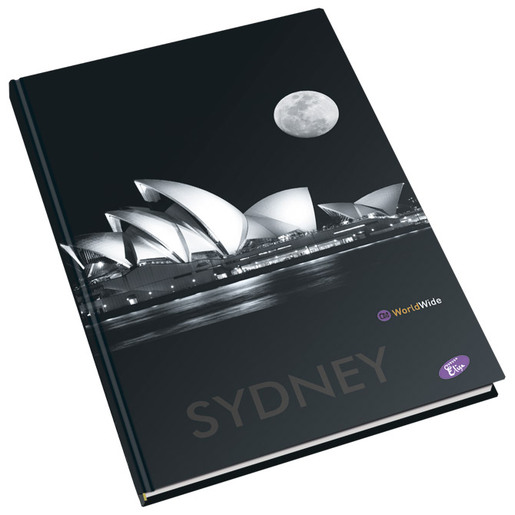 Bilježnica ELISA, A4 linije, 96 listova, tvrdi uvez