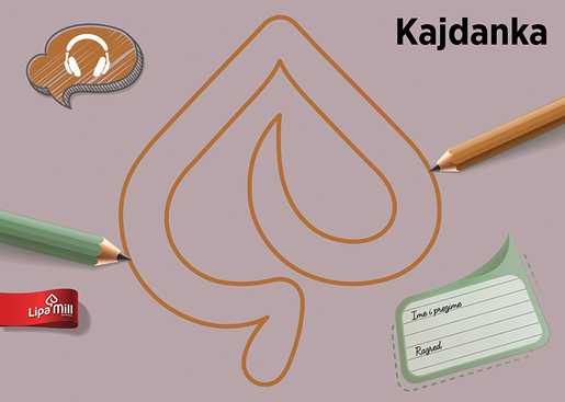 Notna bilježnica, B5, meki uvez Lipa Mill