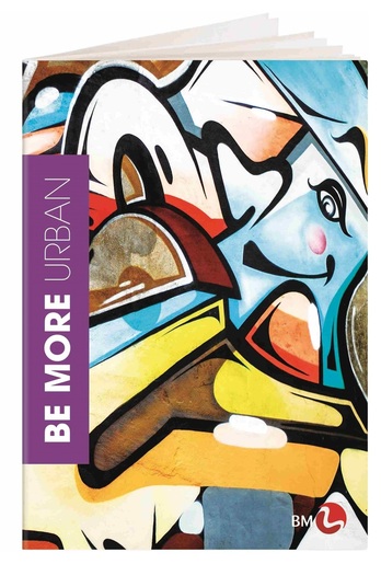 Bilježnica BEMORE, A4 geometrijska, 36 listova, meki uvez