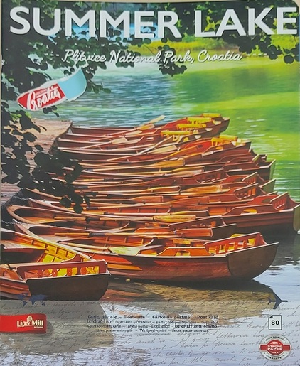 Bilježnica POST CARD, A4, geometrija, meki uvez Lipa Mill