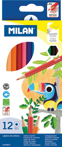 Boje drvene MILAN duge, karton