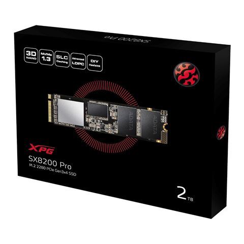 SSD 2TB ADATA SX8200 PRO M.2 NVMe (ASX8200PNP-2TT-C)