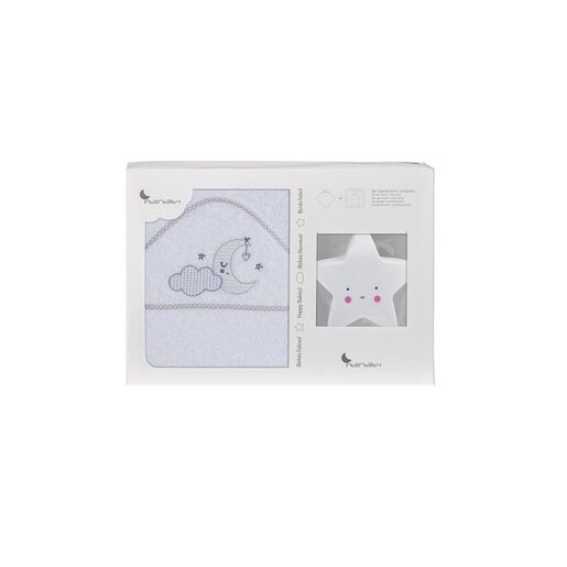 Interbaby ručnik Night 100x100 + noćna svjetiljka Star