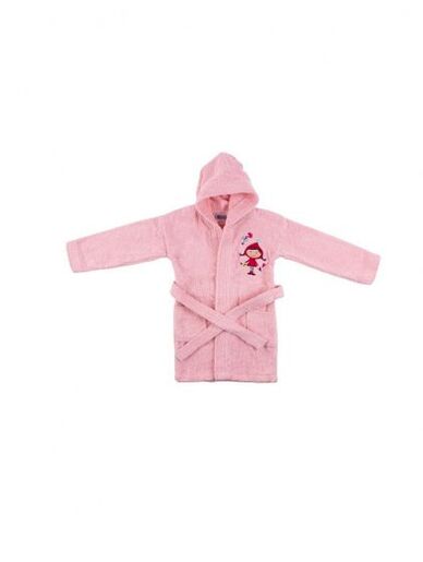 Interbaby ogrtač za kupanje 2-4 pink