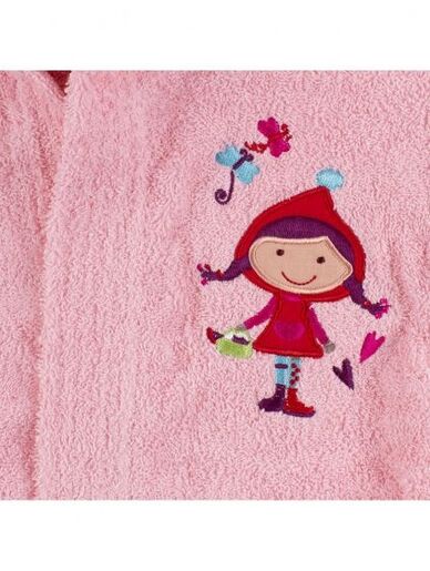 Interbaby ogrtač za kupanje 2-4 pink