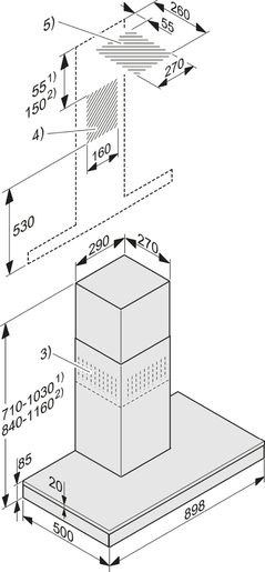 Miele napa DA 6698 W Puristic Edition 6000