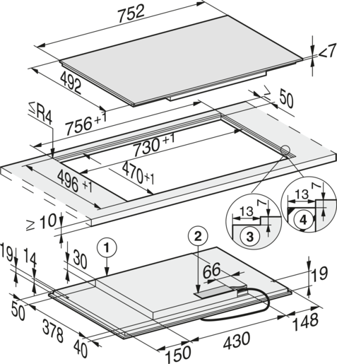 Miele ploča za kuhanje  KM 7414 FX
