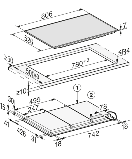 Miele ploča za kuhanje  KM 7678 FR