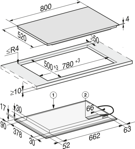 Miele ploča za kuhanje  KM 7575 FL