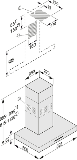 Miele napa PUR 68 W  PP