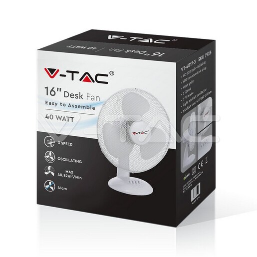 V-TAC ventilator stolni 40W VT-4017-3