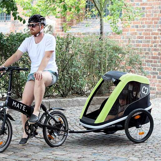 HAMAX prikolica za bicikl Hamax Avenida, žuta