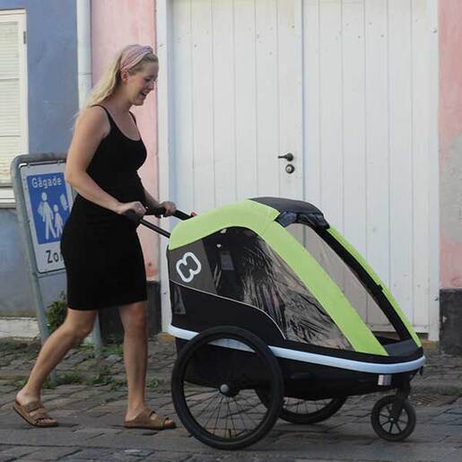 HAMAX prikolica za bicikl Hamax Avenida, žuta