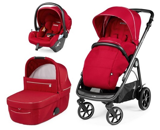 Peg Perego kolica 3u1 Veloce Lounge Red Shine
