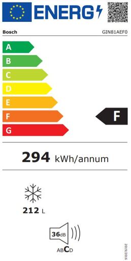 Bosch zamrzivač GIN81AEF0