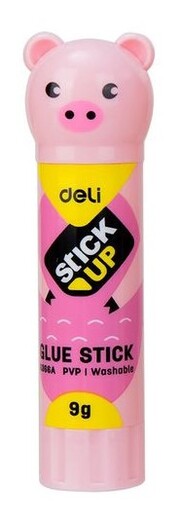 Ljepilo u sticku, 9 g ,12 kom, svinjica, Deli