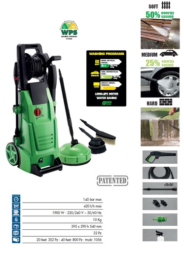 LAVOR visokotlačni perač NINJA EXTRA 145 - 1900 W - 145 bara