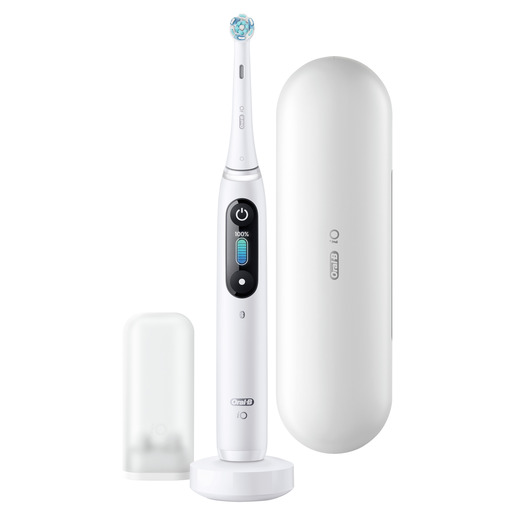 Oral-B električna četkica iO8 WHITE ALABASTER
