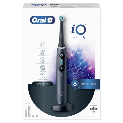 Oral-B električna četkica iO8 BLACK ONYX