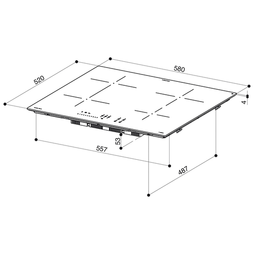 Faber indukcijska ploča za kuhanje FBH 64 BK FFI