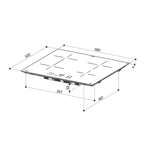 Faber indukcijska ploča za kuhanje FCH 64 BK KL