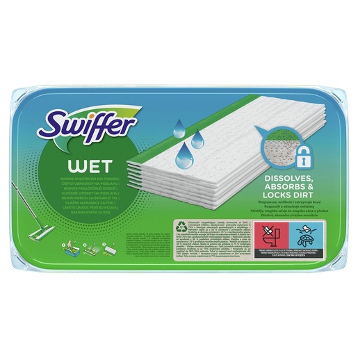 Swiffer Sweeper vlažne maramice za pod s mirisom citrusa, 10 komada