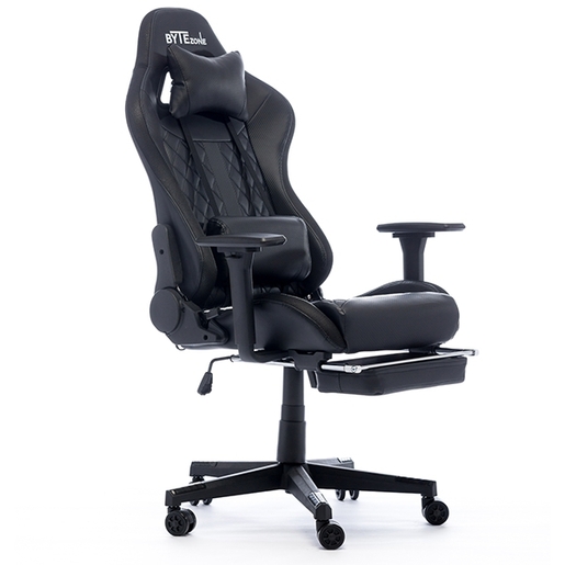 Bytezone Cobra gaming stolica, RGB, masažni jastuk, bluetooth zvučnici, crna