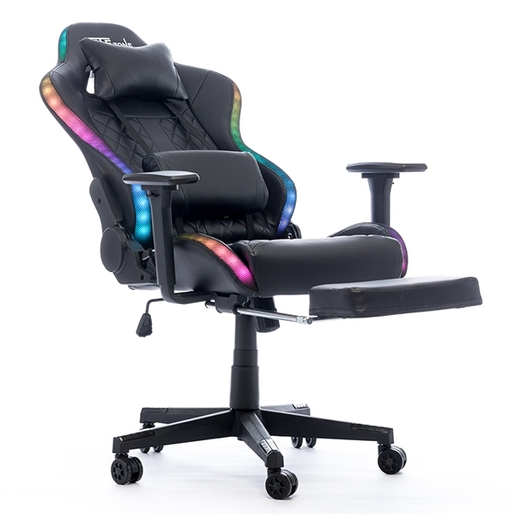 Bytezone Cobra gaming stolica, RGB, masažni jastuk, bluetooth zvučnici, crna