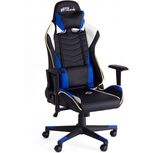 Bytezone Winner gaming stolica, LED rasvjeta, daljinski upravljač, crno/plava
