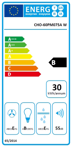 VIVAX HOME kuhinjska napa CHO-60PM075A W