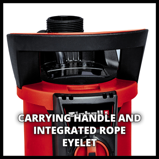 EINHELL GE-DP 6935 A ECO, potopna pumpa za nečistu vodu s aqua senzorom (230 V, 690 W, 17500 L/h, 7m, 9m, 35 mm) RA