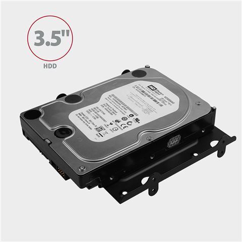 AXAGON adapter za ugradnju 4x 2.5" HDD/SSD ili 2x 2.5" + 1x 3.5" u 5.25" (RHD-435)