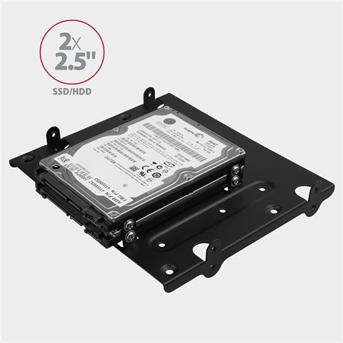 AXAGON adapter za ugradnju 4x 2.5" HDD/SSD ili 2x 2.5" + 1x 3.5" u 5.25" (RHD-435)