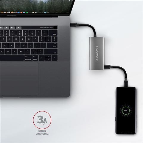 USB HUB AXAGON HMC-4G2 2xUSB3.2 Gen 2, 2xUSB-C
