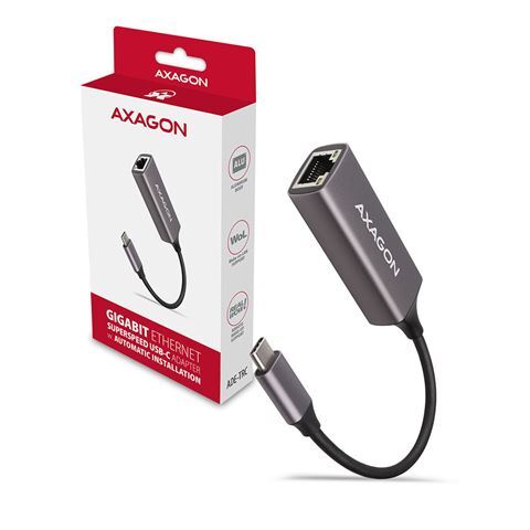 Adapter Axagon ADE-TRC USB C 3.2 -> Gigabit Ethernet