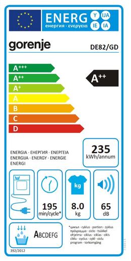 Gorenje sušilica DE82/GD