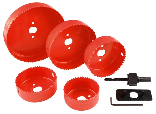 KWB set kružnih pila za rupe, 8/1