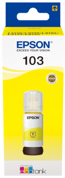 Tinta Epson 103 EcoTank Yellow, C13T00S44A