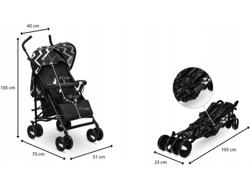 Lionelo dječja kolica ELIA Oslo + zaštita za noge, od komaraca, 5G JAMSTVA