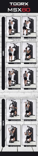TOORX stanica za treniranje MSX-60