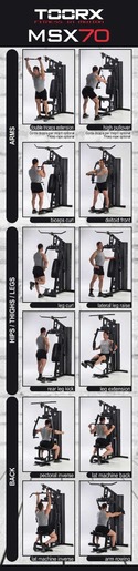 TOORX stanica za treniranje MSX- 70