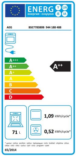 AEG pećnica BSE778380B