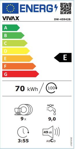 Vivax mašina za suđe DW-45942B