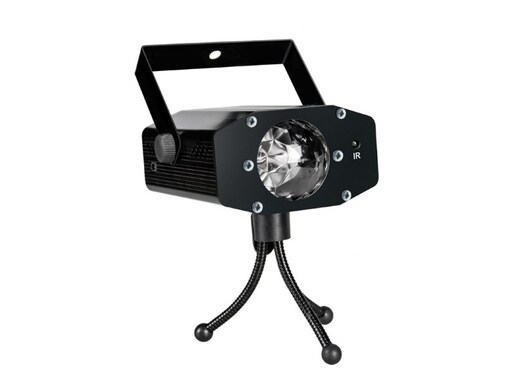 MANTA laserski projektor rotiranje, treperenje, reakcija na glazbu MDL011