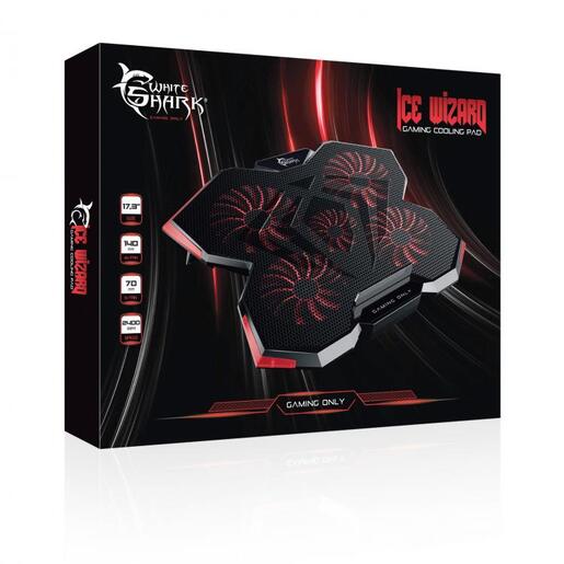 White Shark GCP-29 Ice Wizard hladnjak za laptop, 5 ventilatora